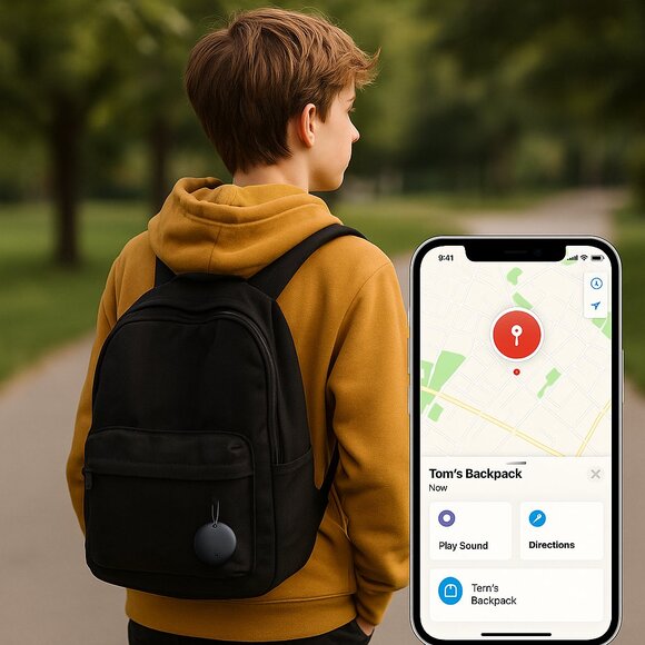 Air Tracker Tag 4-Pack Apple Find My App iOS Smart Key/Luggage Tag/Pet Tracker - Picture 4 of 7